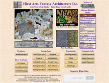 Tablet Screenshot of hirstarts.com